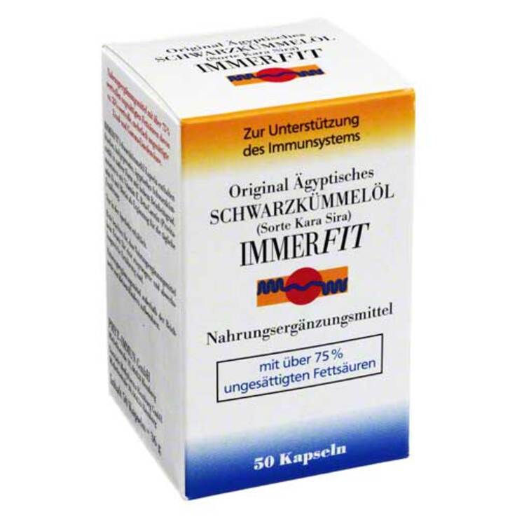 Schwarzkümmelöl Immerfit Kapseln, 50 St