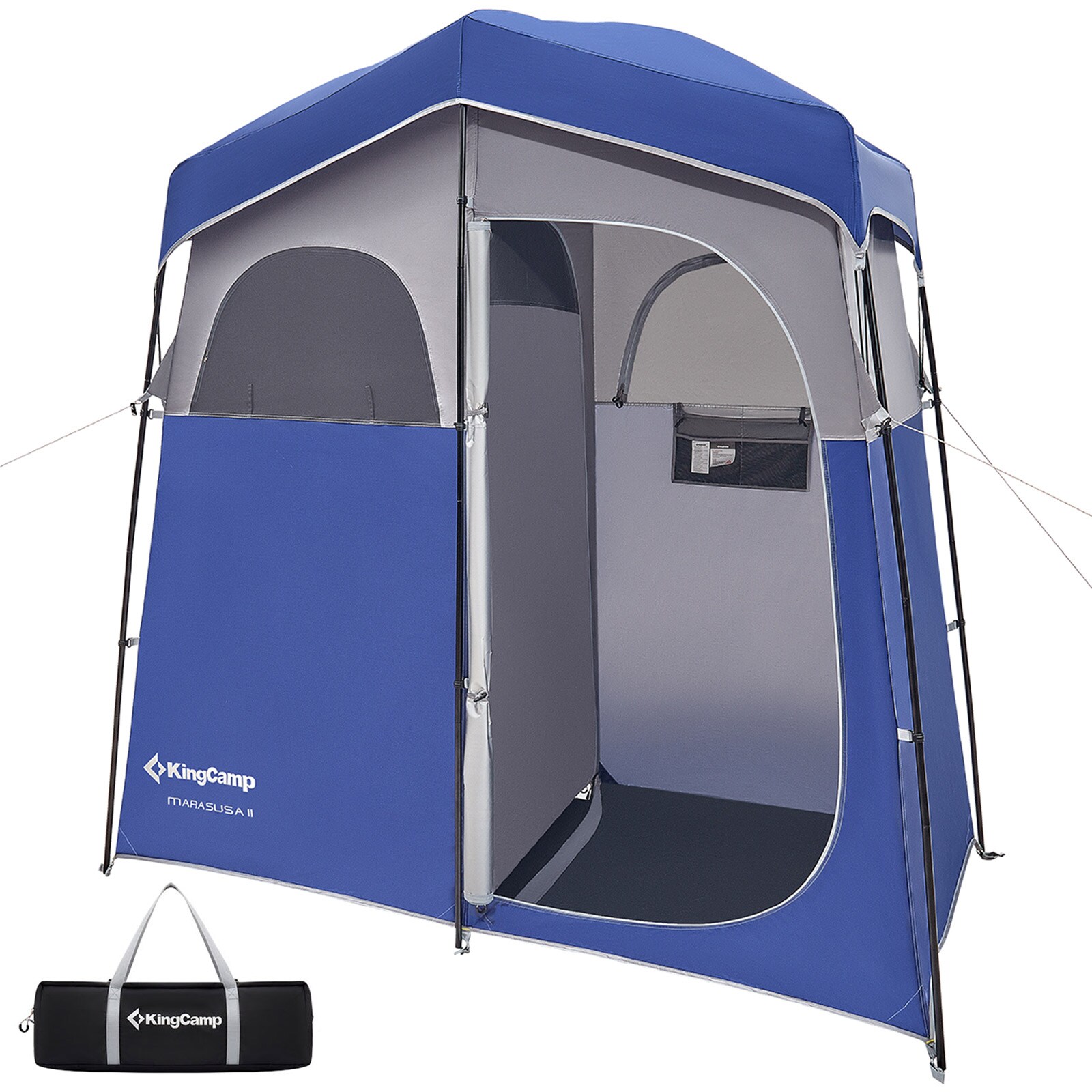 KINGCAMP Duschzelt Marasusa II Camping Umkleidezelt WC Toiletten Zelt 2 Personen
