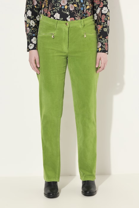 Cordhose Mony, Komfortbund, Reißverschlusstaschen