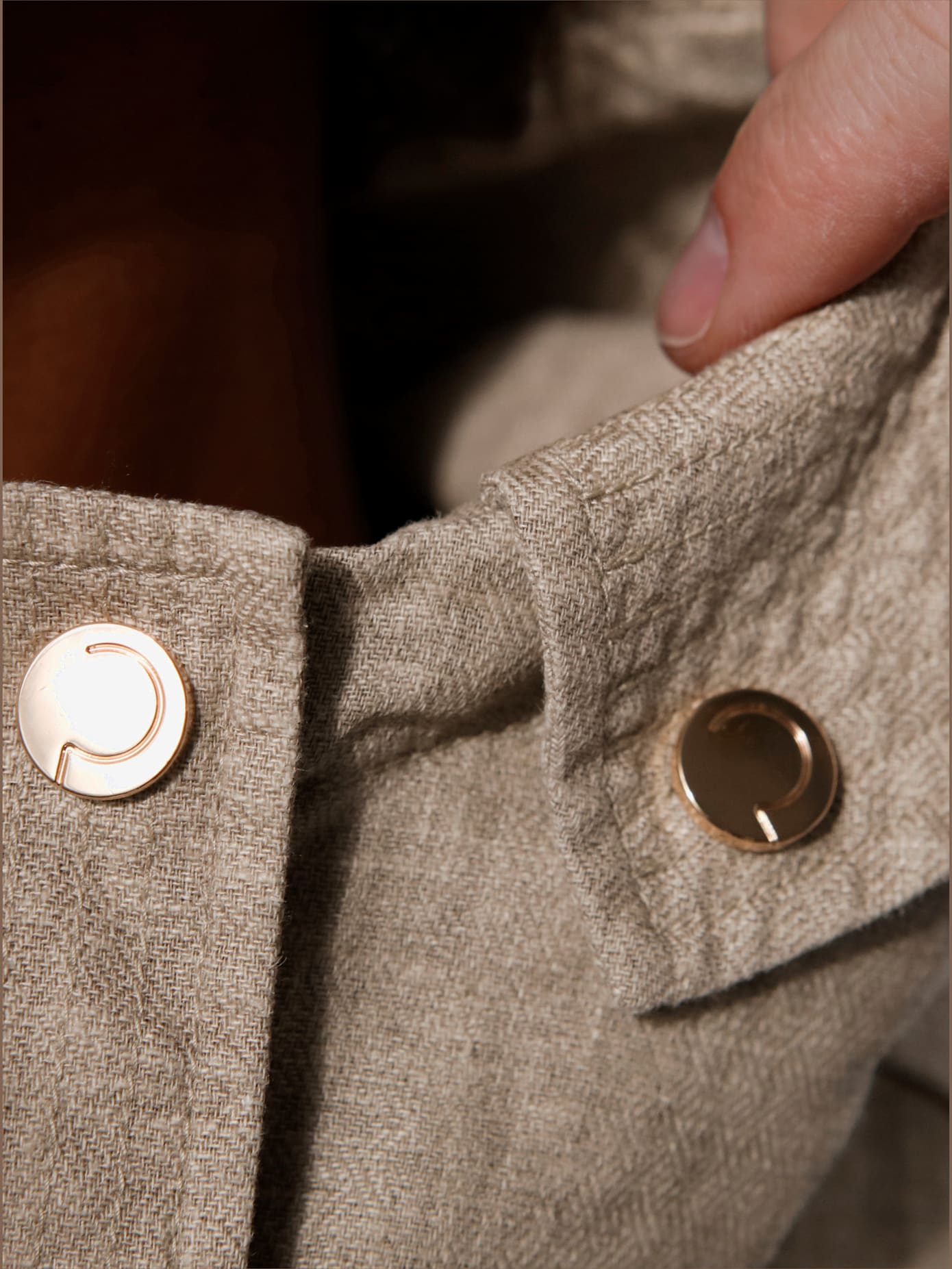 Veste en lin et viscose mélange de qualité