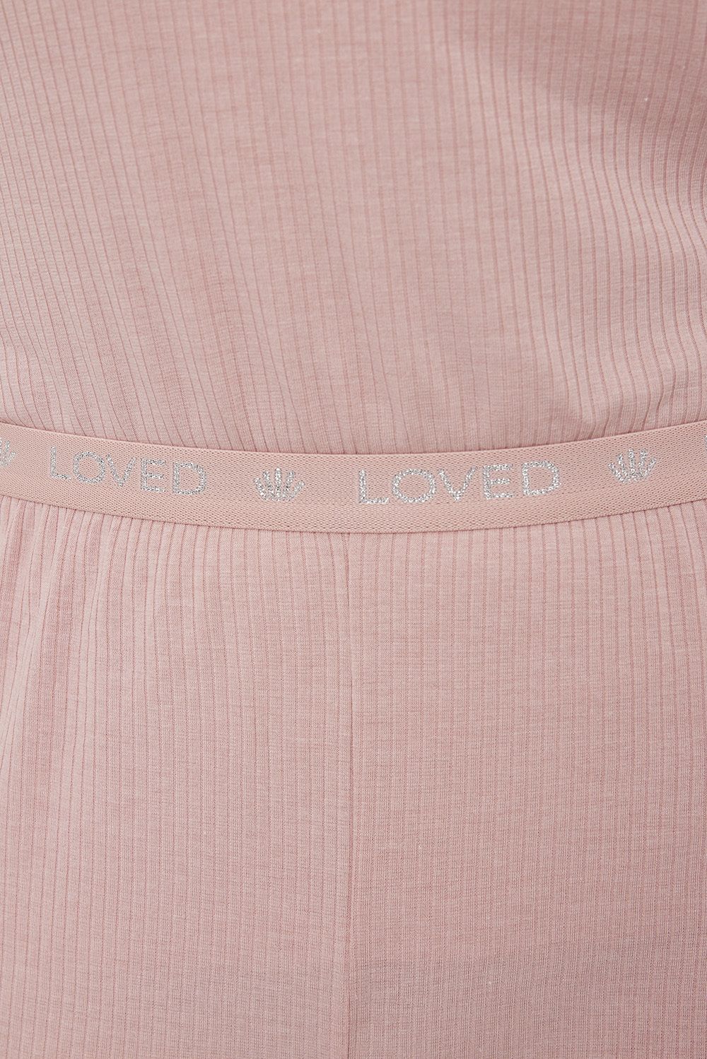 Ribbestrikket pyjamasbukse Loved
