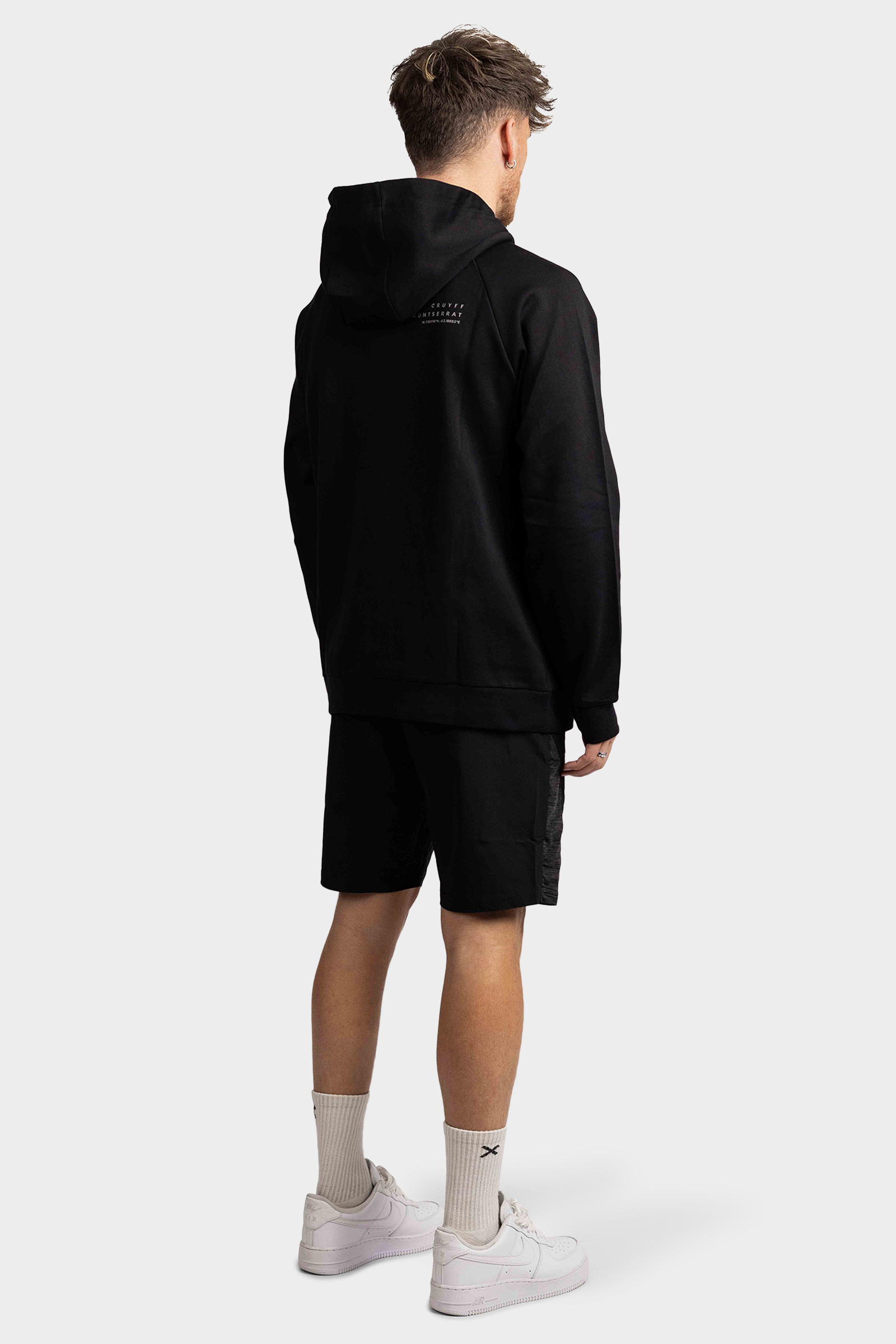 Cruyff Montserrat Mantel Hoodie Heren Zwart