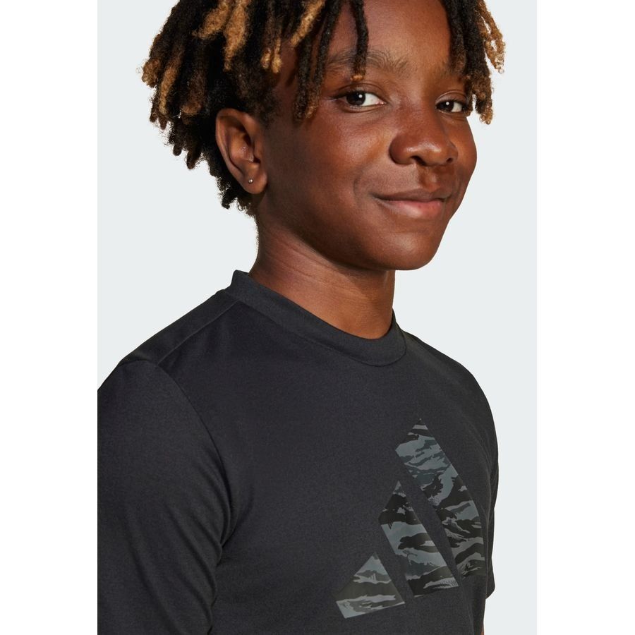Adidas T-shirt imprimé camouflage Training Essentials Enfants
