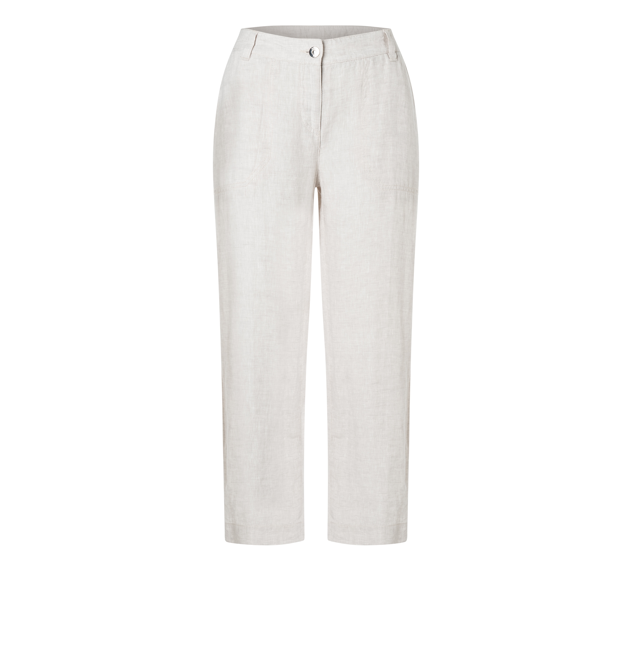 MAC Leinenhose »NORA cropped«  Sommerhose temperaturausgleichend und angenehm auf der Haut