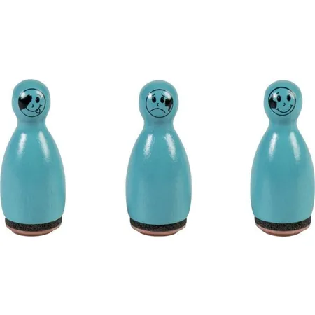 Heyda Stempelset Mini türkis, 3er Set