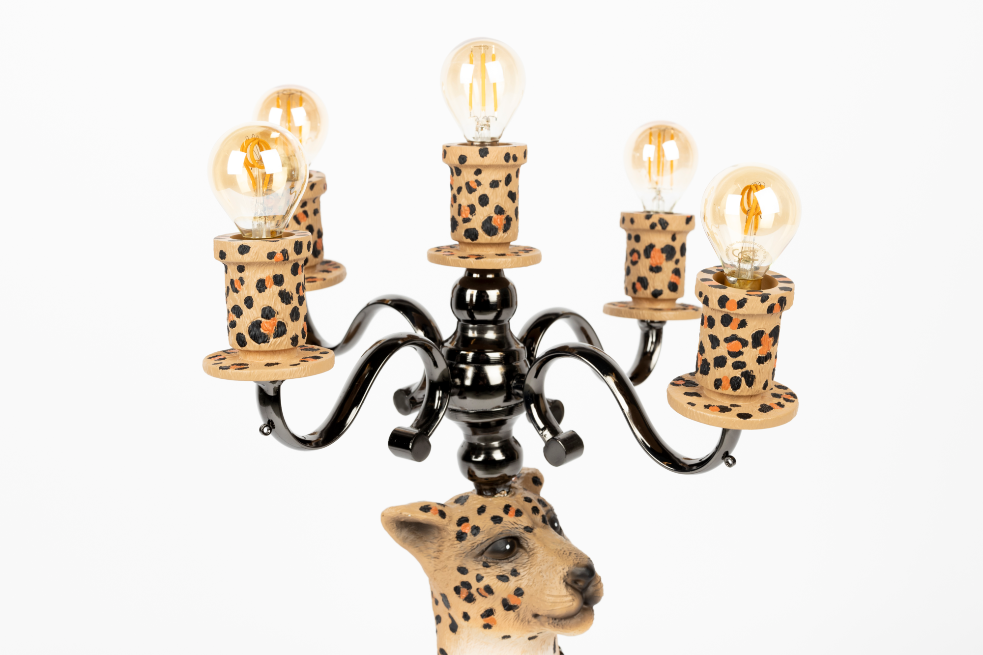 Bold Monkey vloerlamp Proudly Crowned Panther Bold Monkey Proudly Crowned Panther Vloerlamp Gestipt