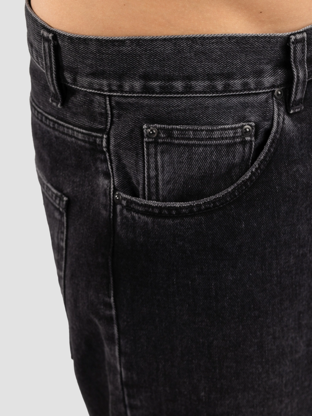 Carhartt WIP Newel Jeans stone washed black