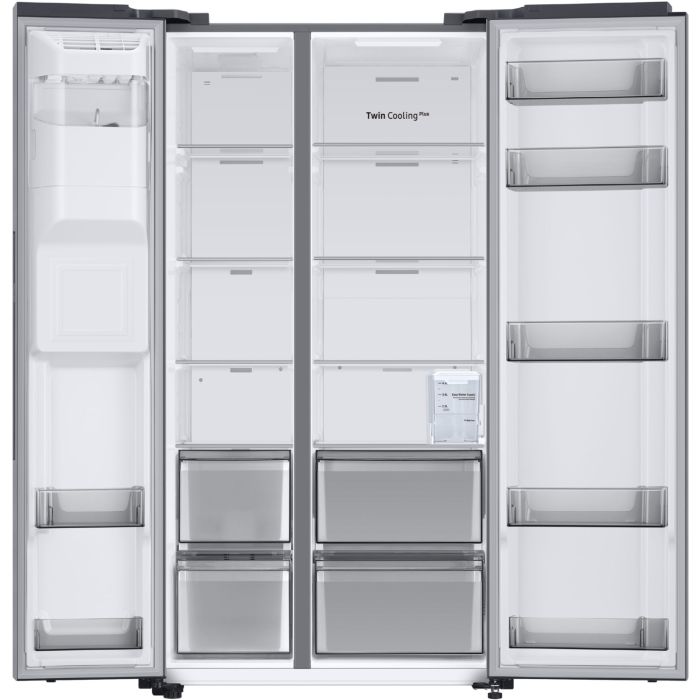 Samsung Side-by-Side RS6GA852CSL/EG Edelstahl Look - interner Wassertank