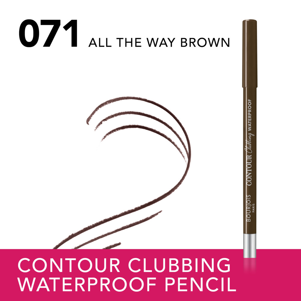 Bourjois Contour Clubbing Waterproof Oogpotlood All The Way Brown 711.2 gr