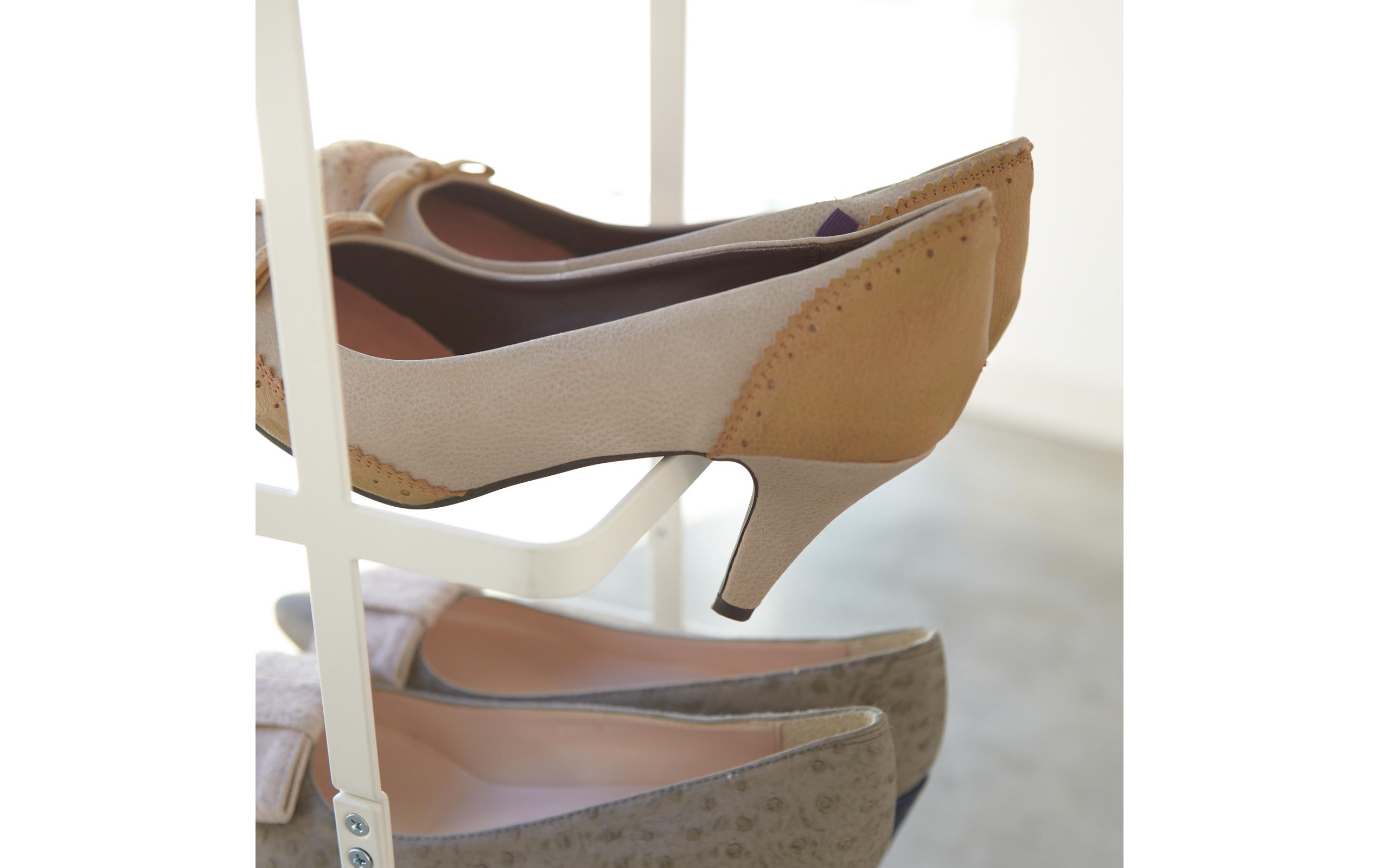 Schuhregal Tower 22 x 77.5 cm, WeissHohes Schuhregal