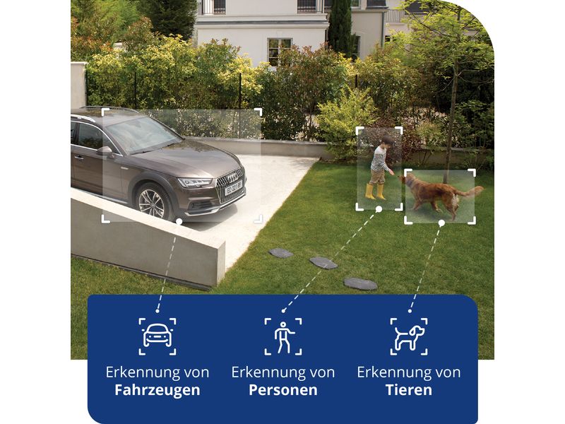 Netatmo Netzwerkkamera Smarte Aussenkamera mit Sirene Netatmo Smarte Aussenkamera mit Sirene
