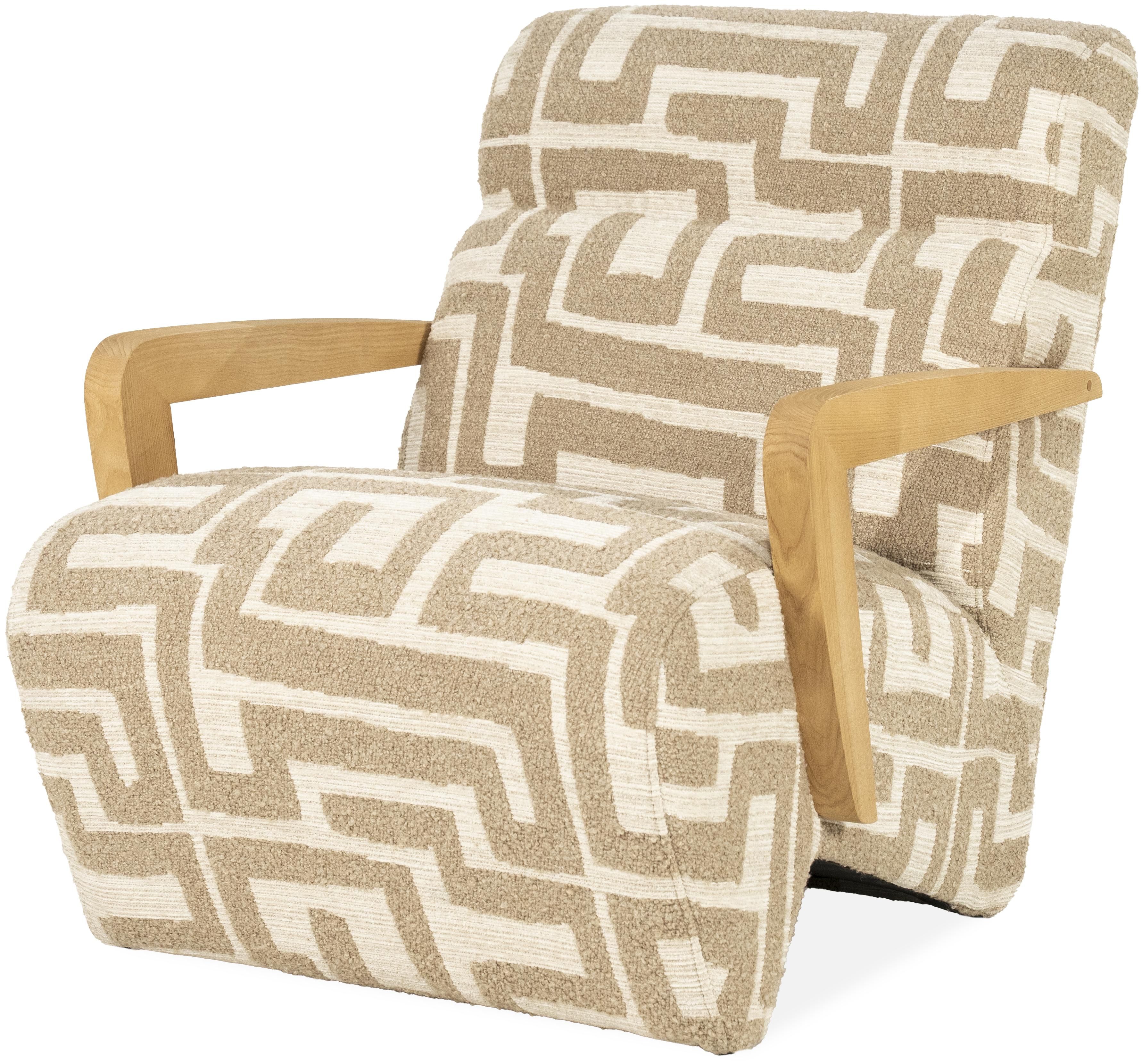 Fauteuil Taupe 96501 Olek B88 x D69 x H76 cm