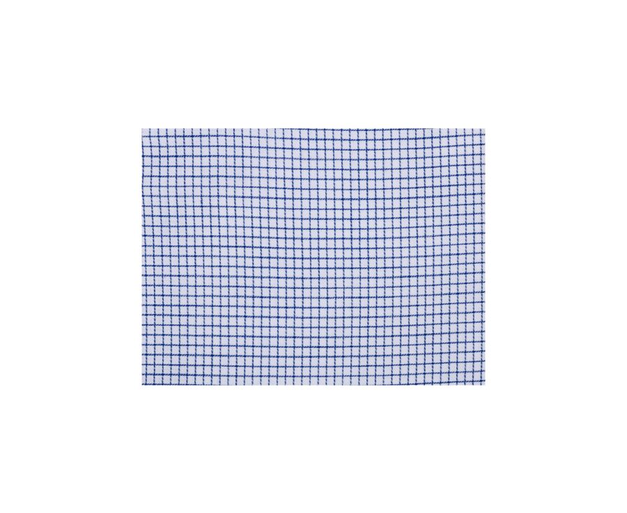 Chemise twill Blanche à carreaux Bleu Océan homme  - MARTINIEN