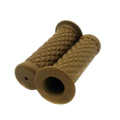 Poignées de guidon Brazoline VINTAGE LOSANGE Universel - Marron
