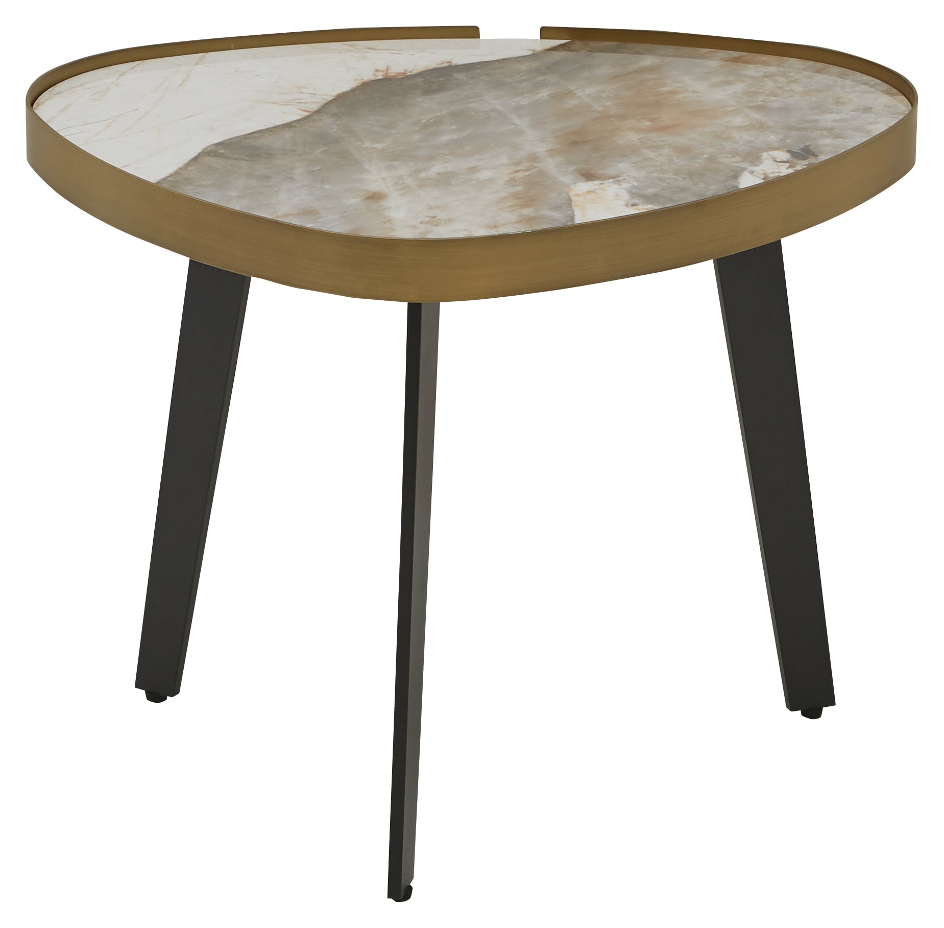 Puro Couchtisch CAPRI 55x43 cm Marmoroptik Calcatta
