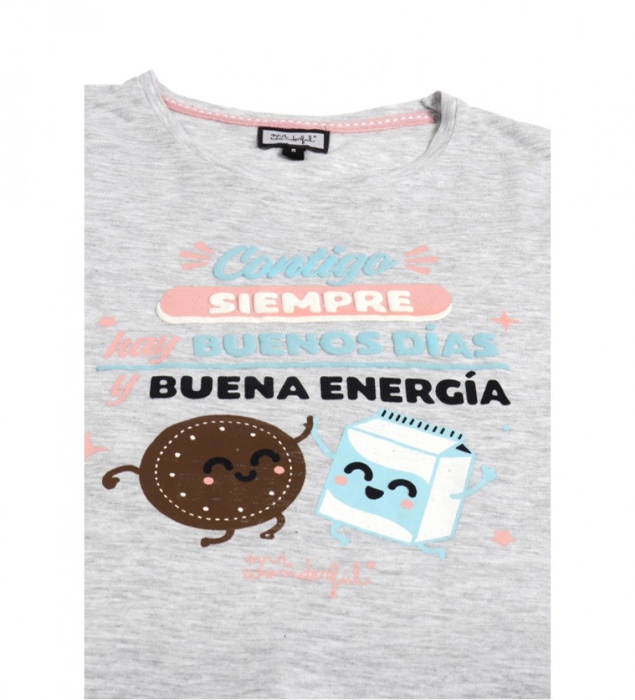 Pijama cinza Aznar Innova com você