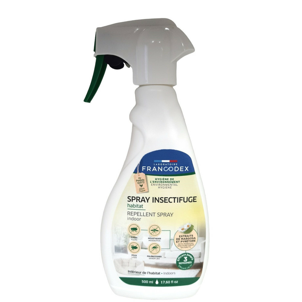 Spray insectifuge 500 ml traitement antiparasitaire pour l'habitat