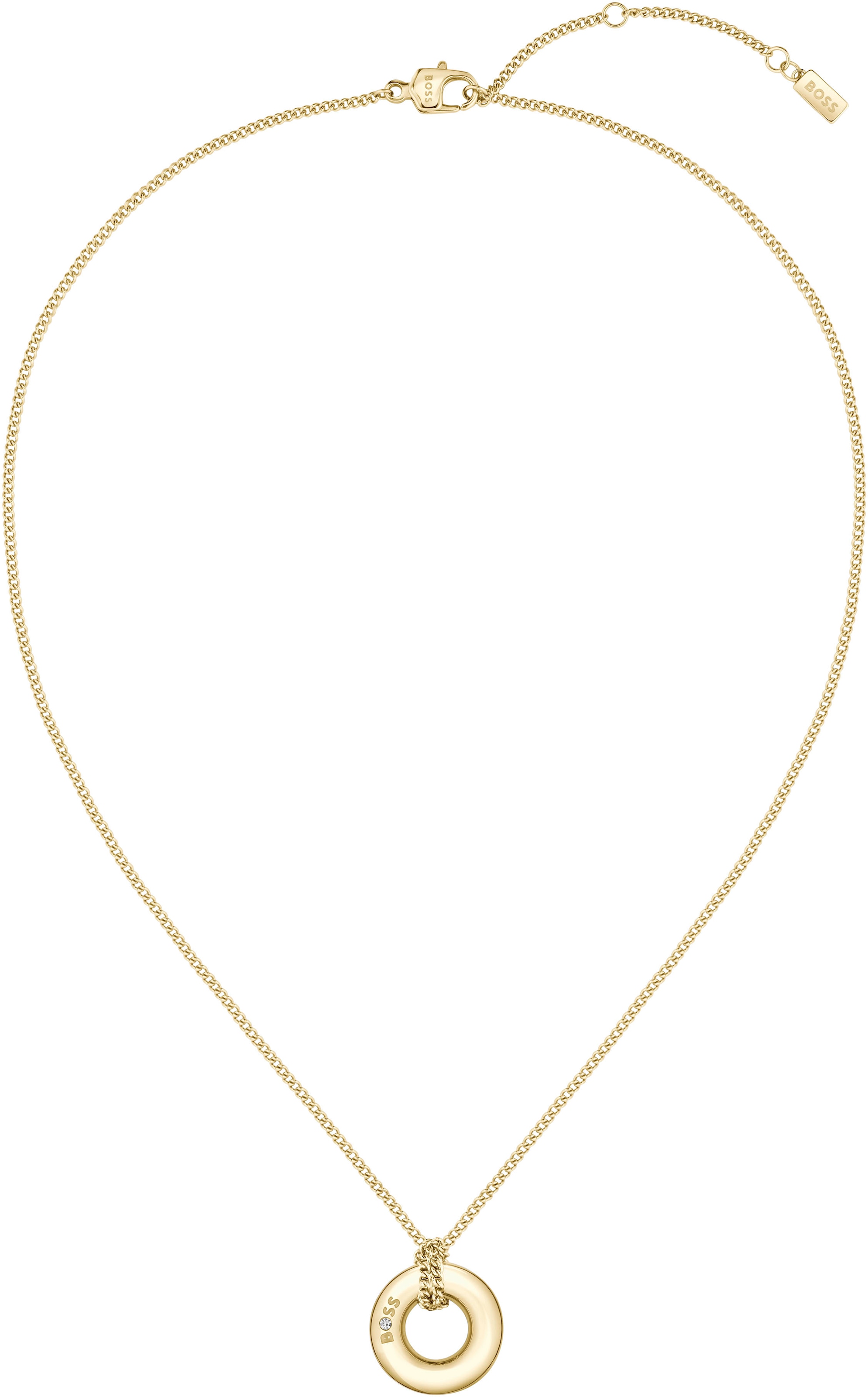 BOSS Kette mit Anhänger »LIVE« mit Preciosa Crystal