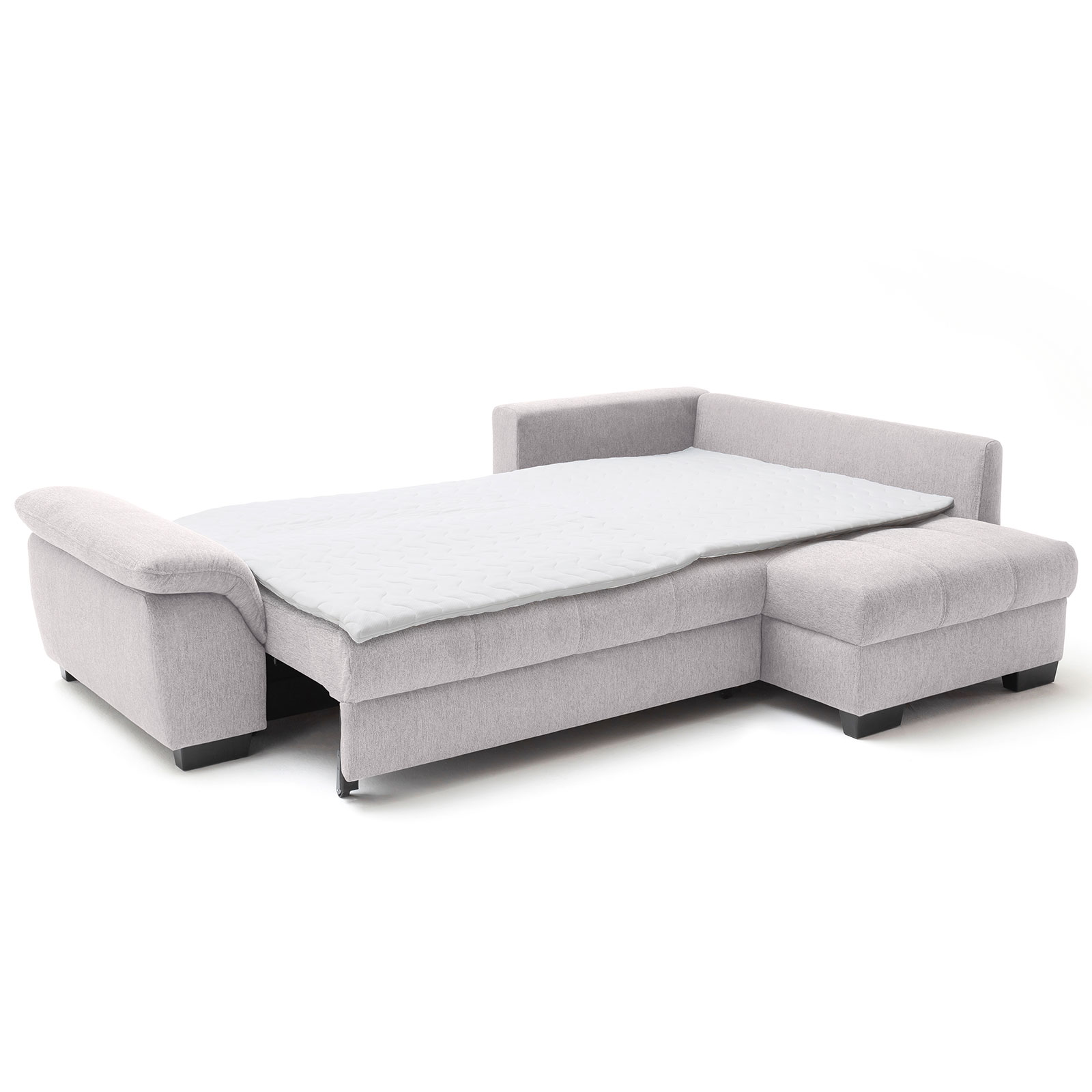 Ecksofa - grey - Boxspringaufbau - Dauerschläfer
