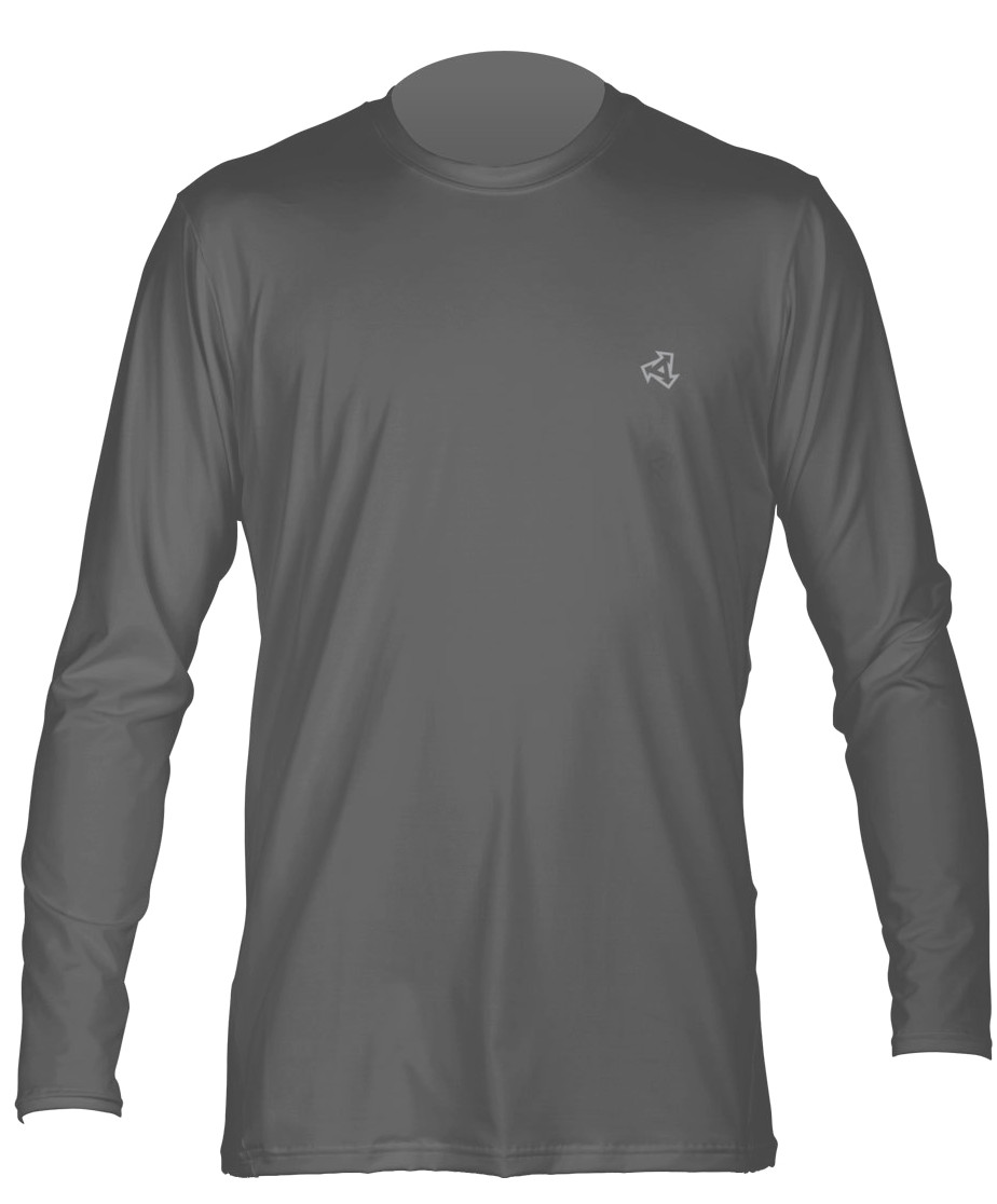 Xcel Men L/S UV SHIRT Charcoal M