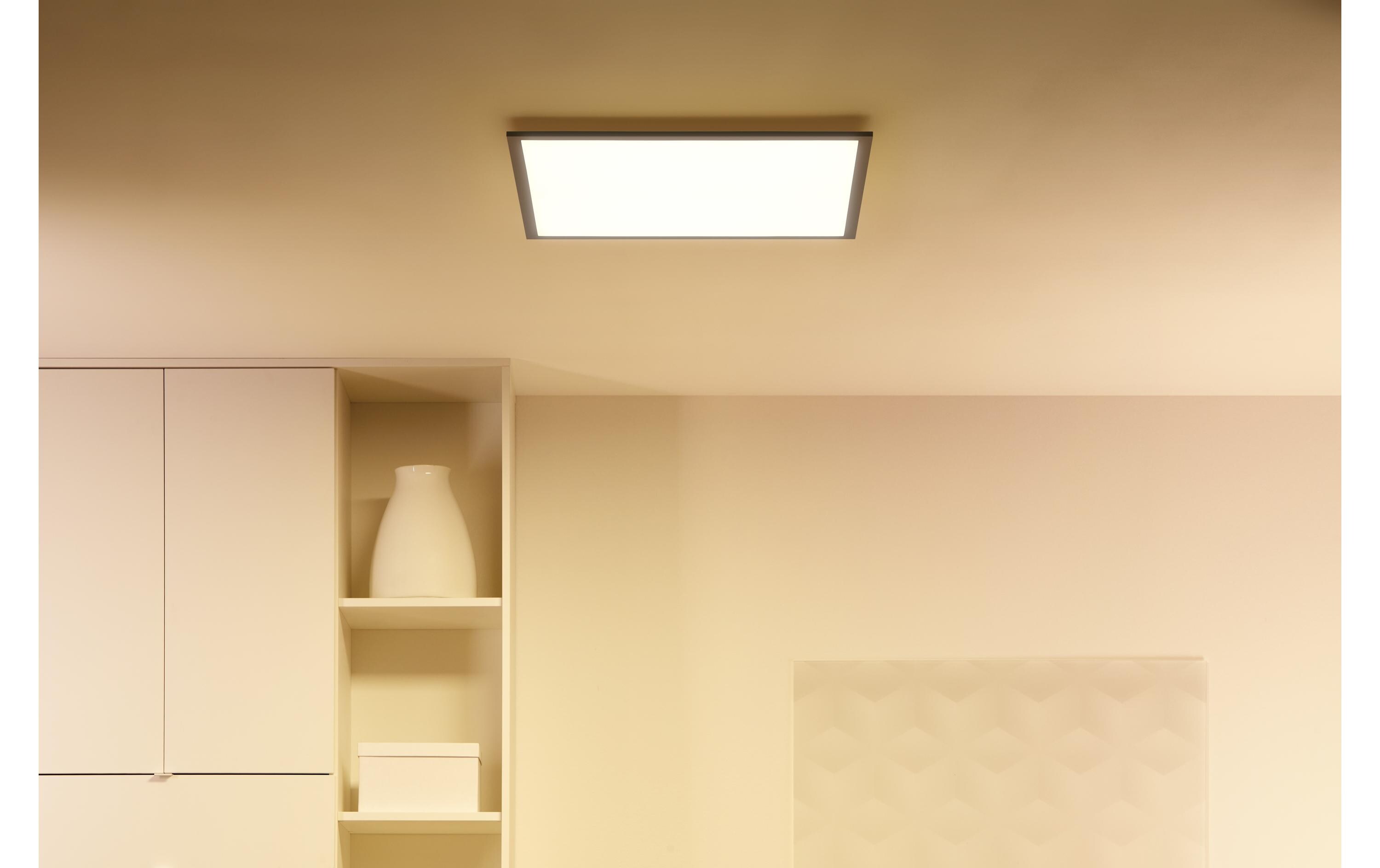 LED-Panel Ceiling SQ, 36 W, 2700- 6500 K, Schwarz<br>LED Panelleuchte