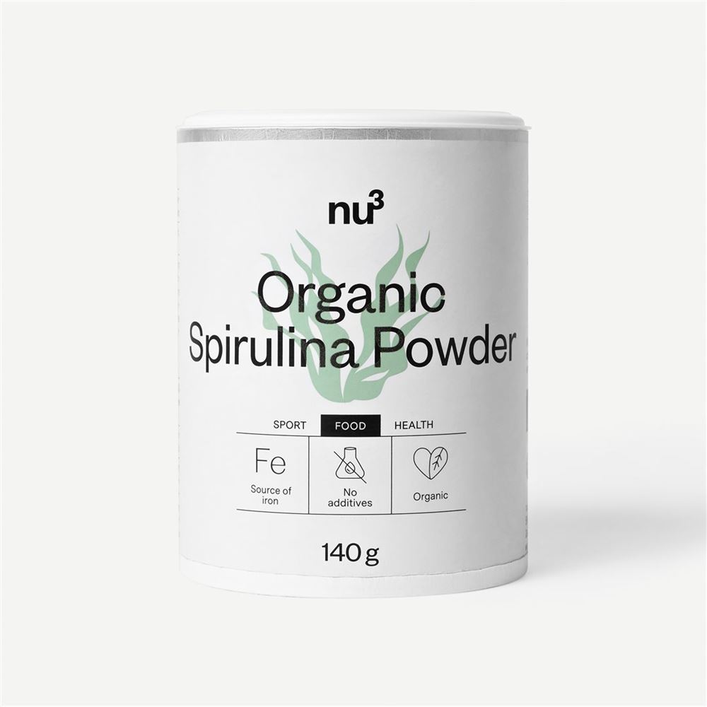 Nu3 Spirulina Powder Plv organic Ds 140 g