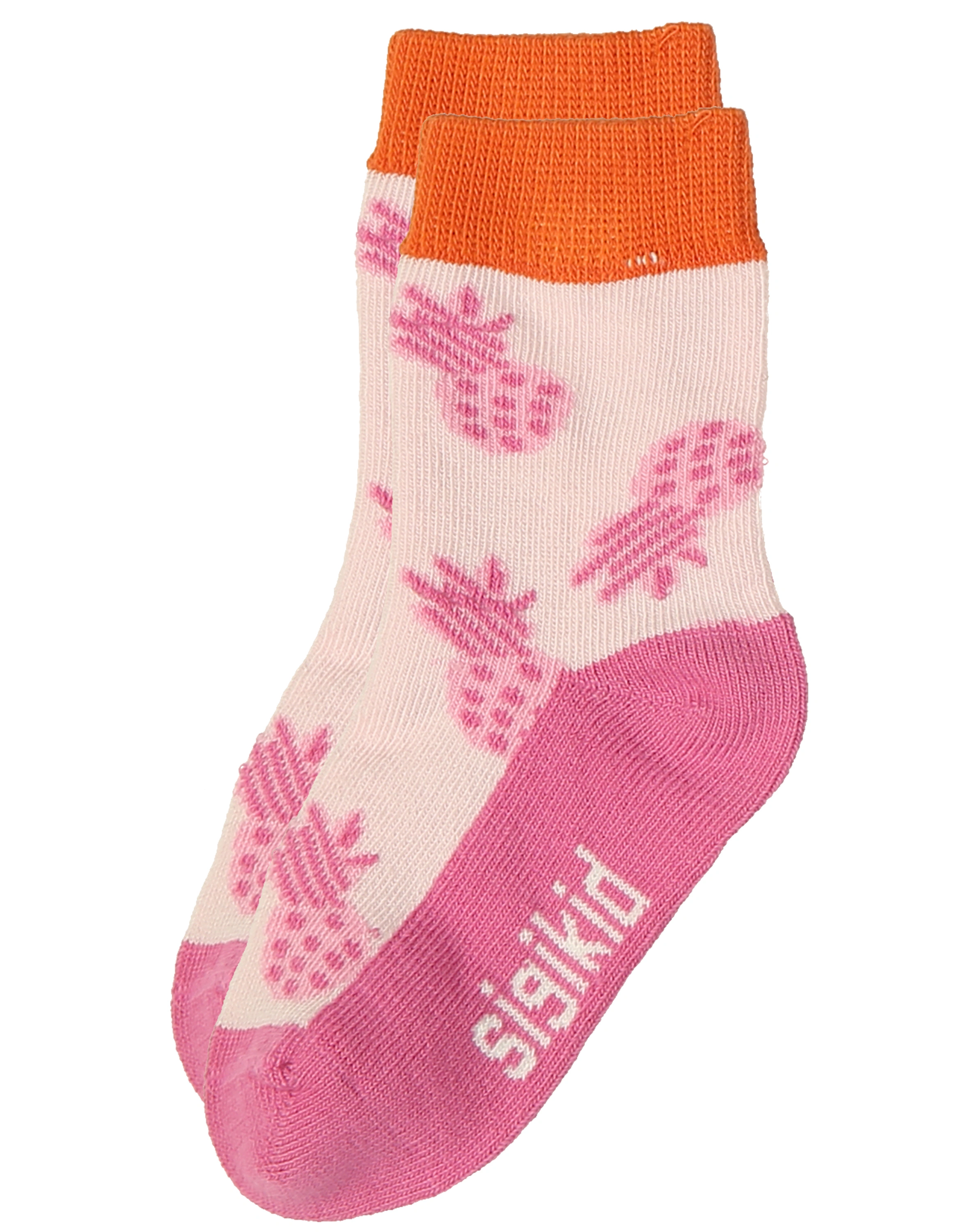 Strümpfe ANANAS 3er Pack in rosa/blau