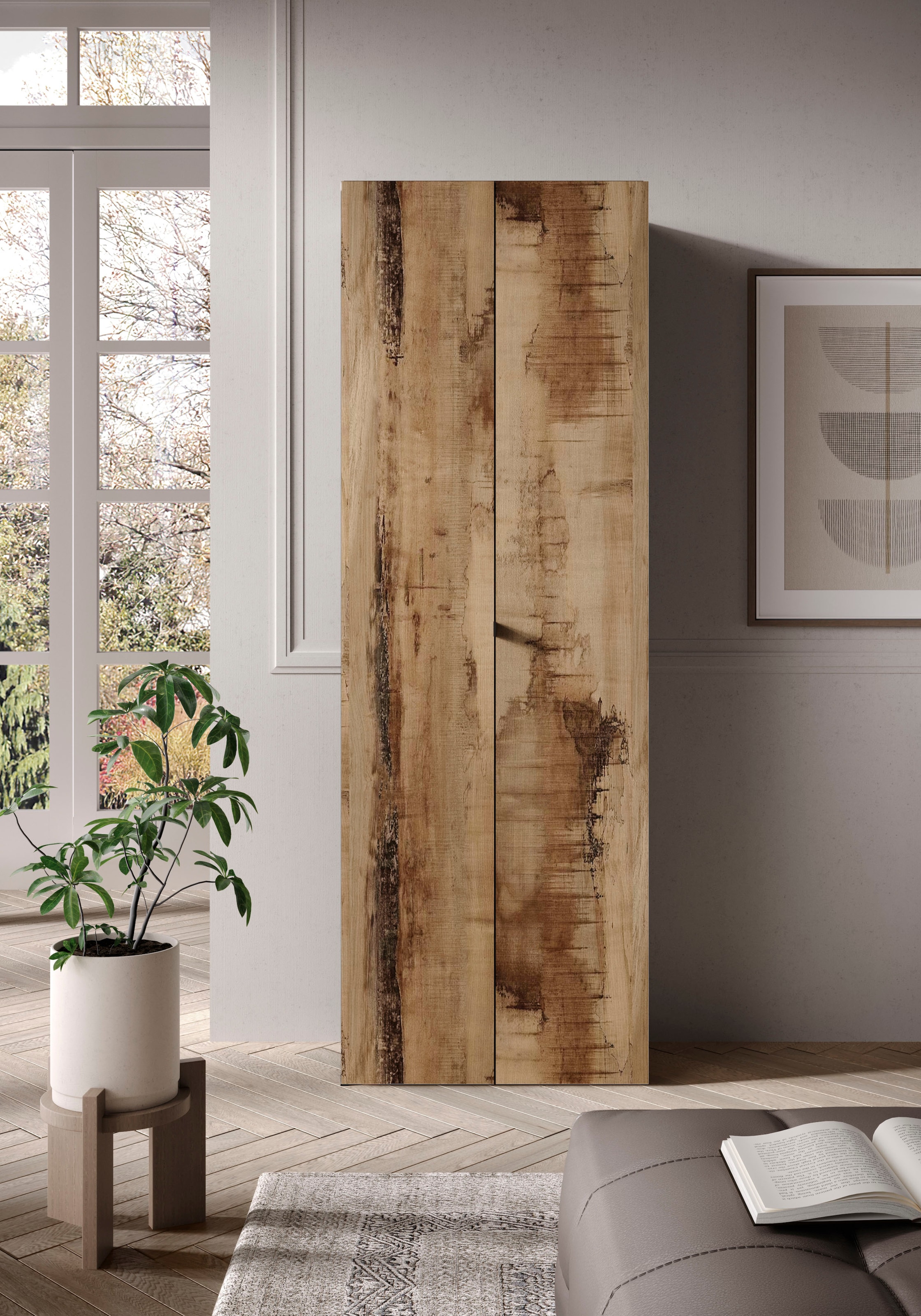 INOSIGN Aktenschrank »Basic, Büroschrank mit 2 Türen (innen 3 Einlegeböden),« hoher Mehrzweckschrank in verschiedenen Farben, B 63 x H 184 cm