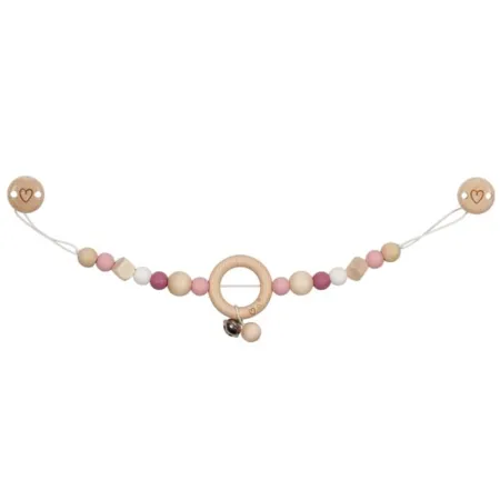 goki Kinderwagenkette Herz mit Clips