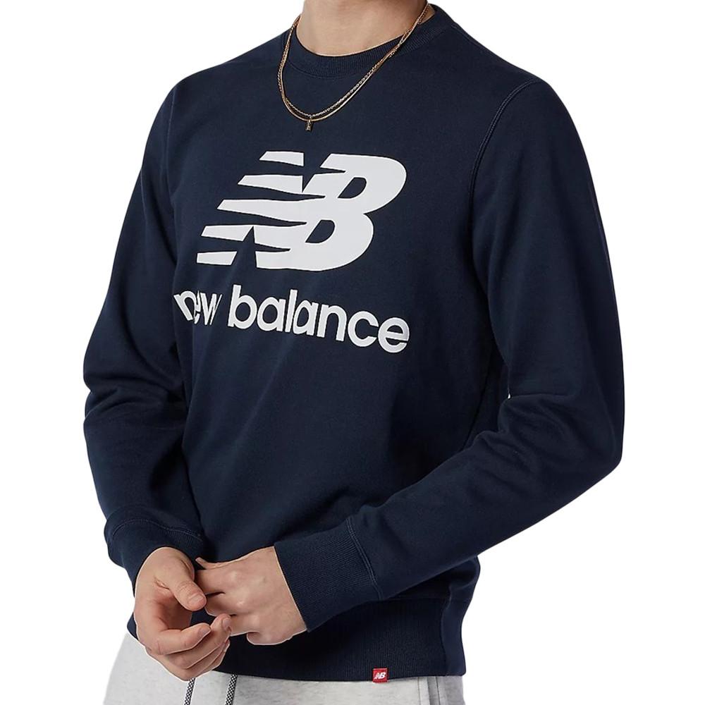 New Balance Sweat Marine Homme New Balance Essentials Stacked