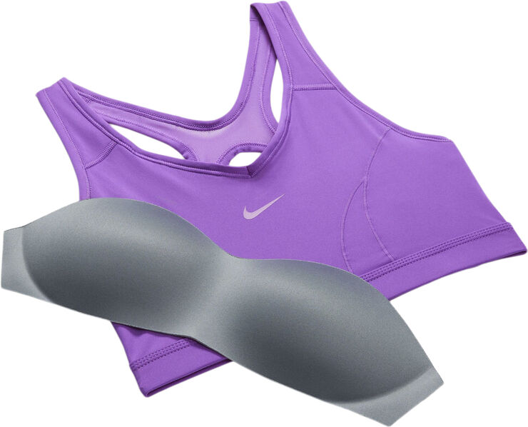 Nike Swoosh Icon Clash Medium Support Sports Bh Lilla