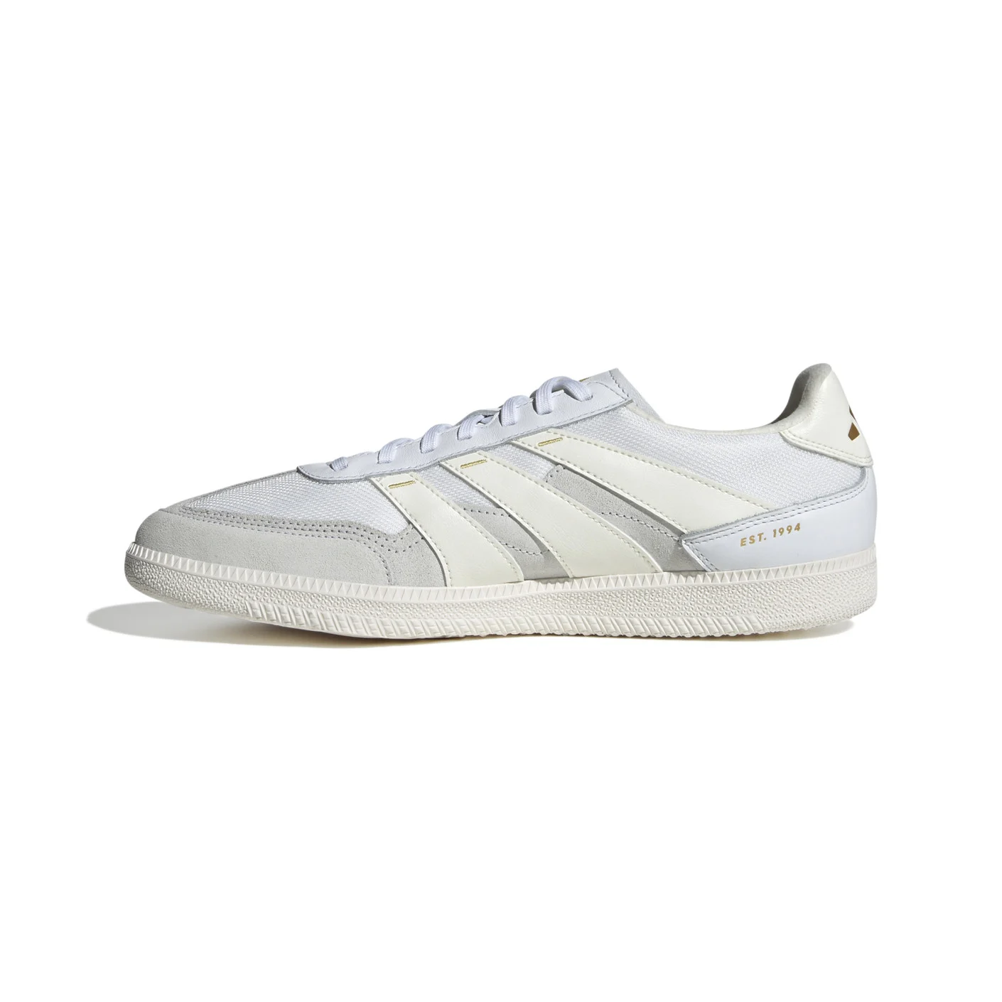 Adidas Predator Freestyle Zaalvoetbalschoenen (IN) Wit Lichtgrijs Goud