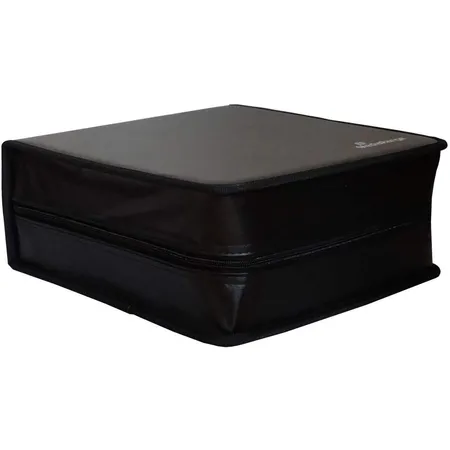 MediaRange Archivierungsmappe für 300 CD/DVD, Kunstleder schwarz