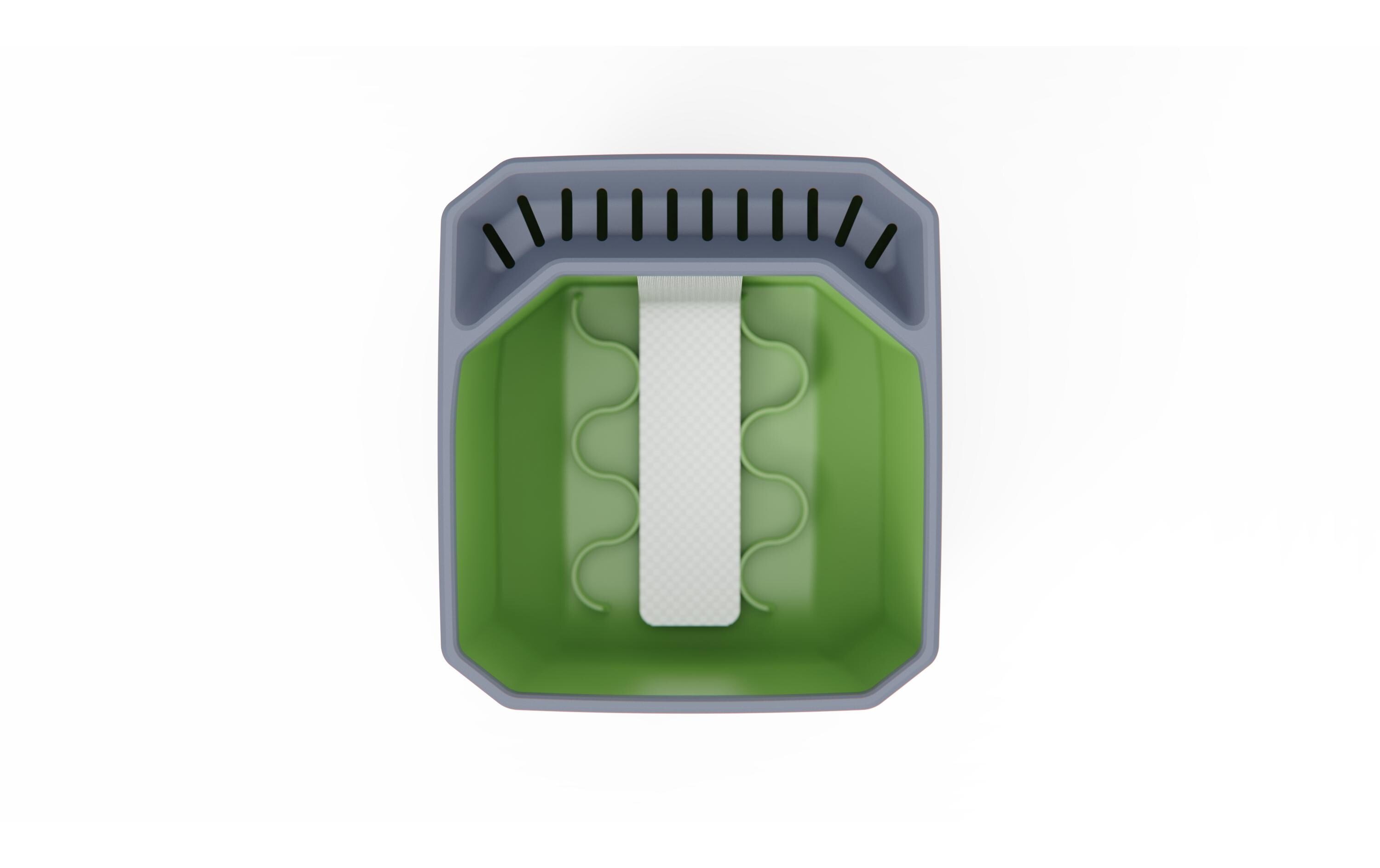 HERBS BUDDY Kräutertopf DunkelgrünKräutertopf mit Wasserreservoir und Kippfunktion