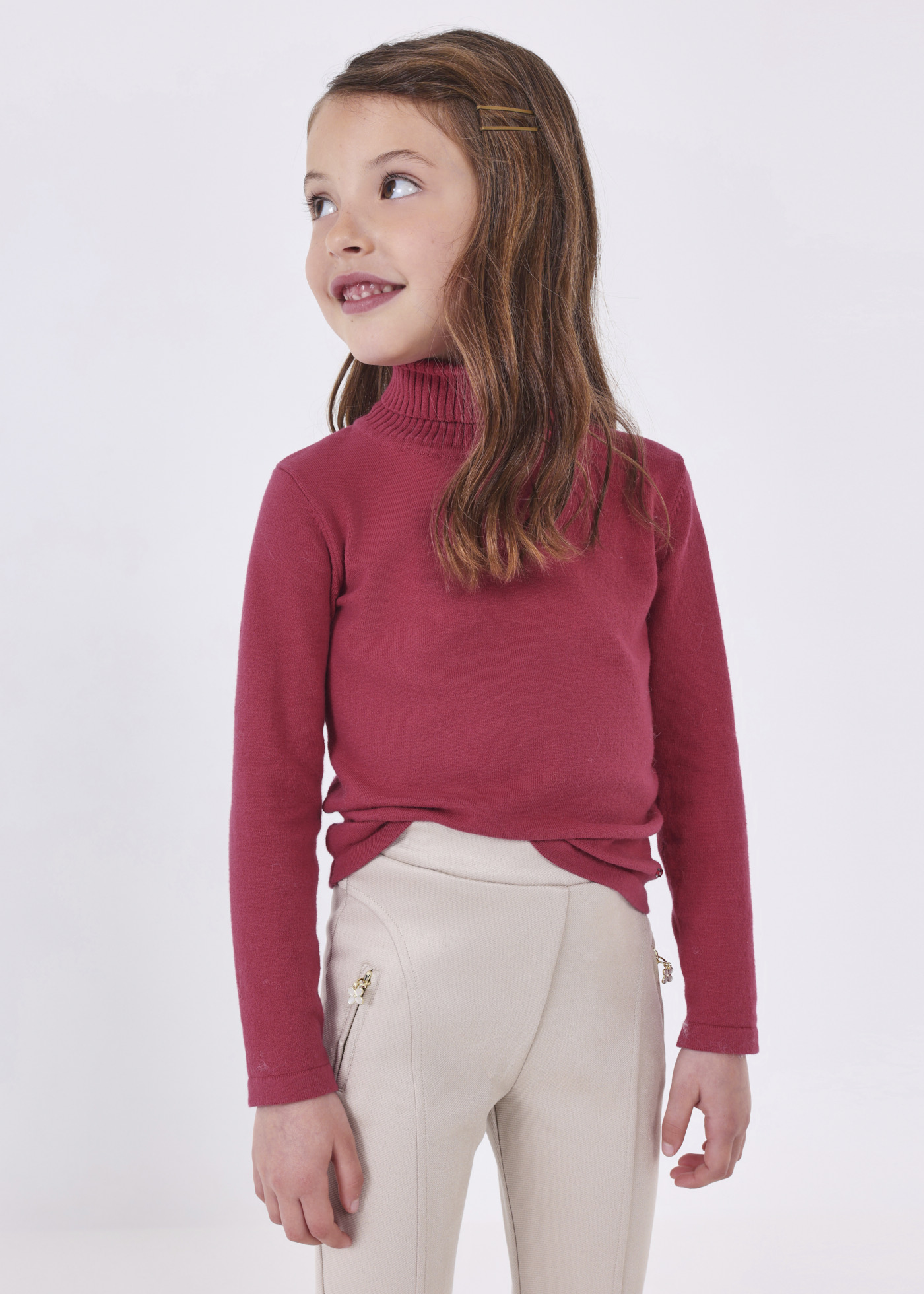Camisa de algodão Better Cotton para meninas com estampa de cisne