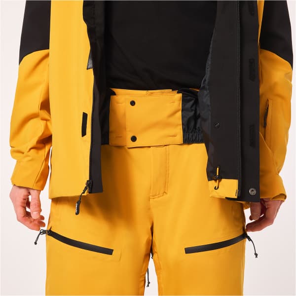 Veste de ski OAKLEY TNP TBT SHELL JACKET AMBER YELLOW/BLACKOUT