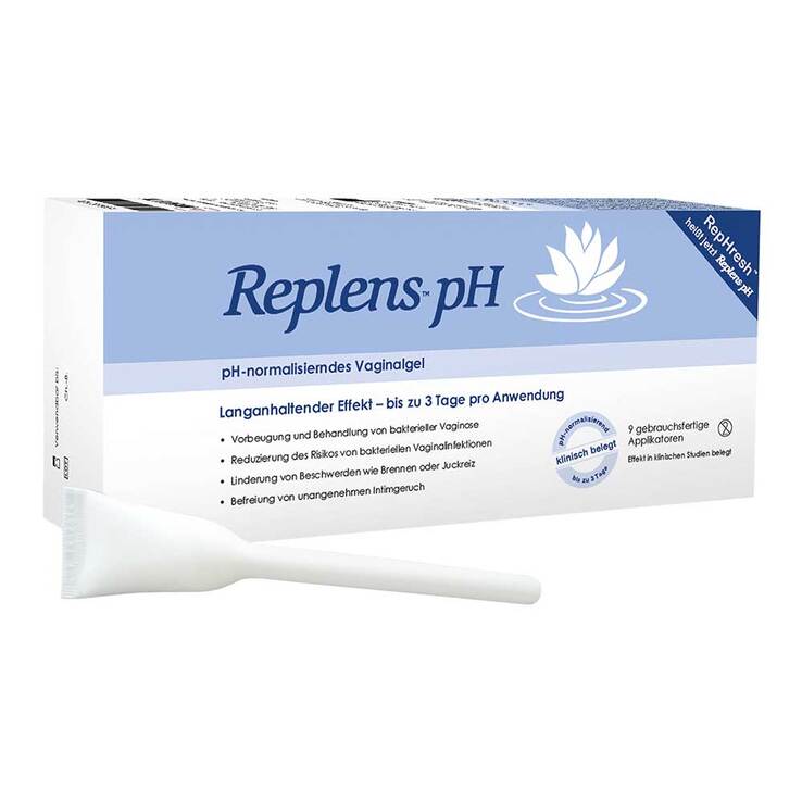 Replens pH Vaginalgel vorgefüllte Applikatoren, 9 St