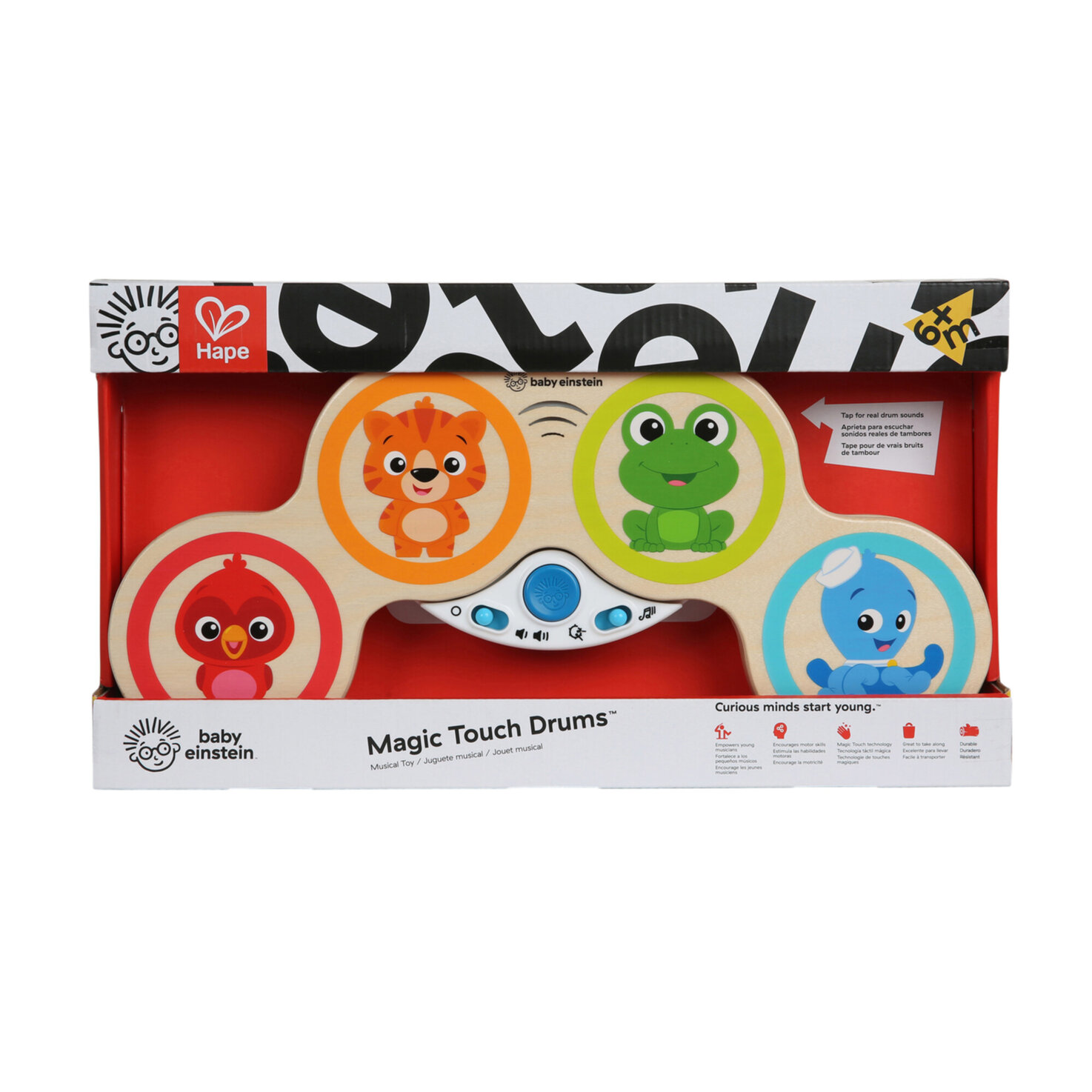 Hape Magic FSC Touch Drums