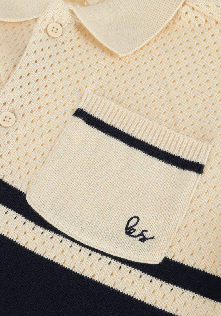 KONGES SLOJD beige konges slojd casual overhemd hai knit shirt gots
