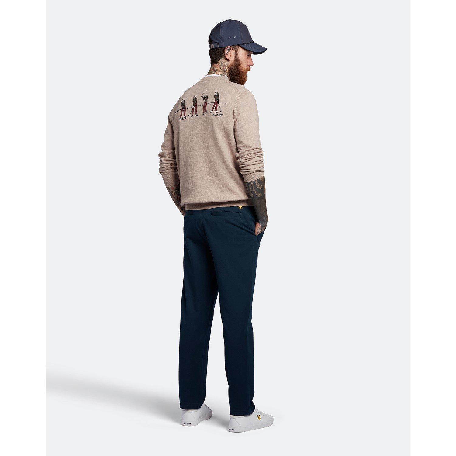 Lyle and Scott Evo Crew Knit Sn99