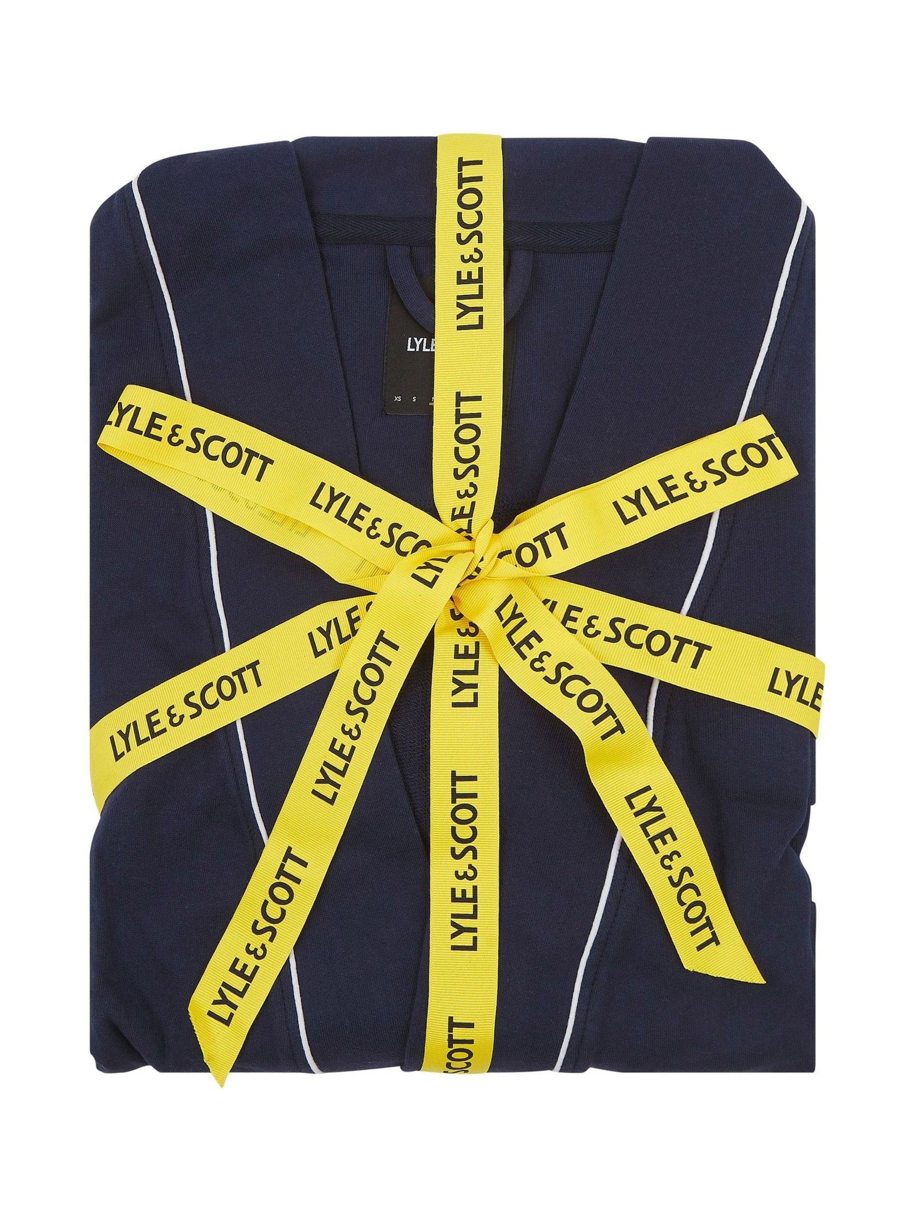Blauw - Lyle & Scott Kobe Kimono Robe