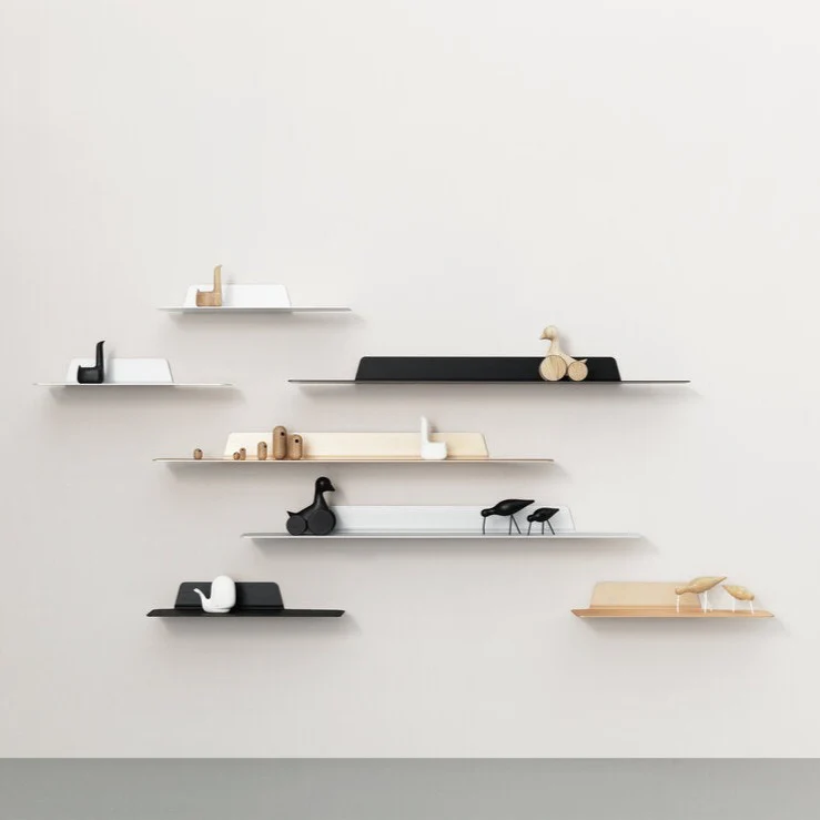 Normann Copenhagen  Jet hylde, sølvfarvet - 160 cm.