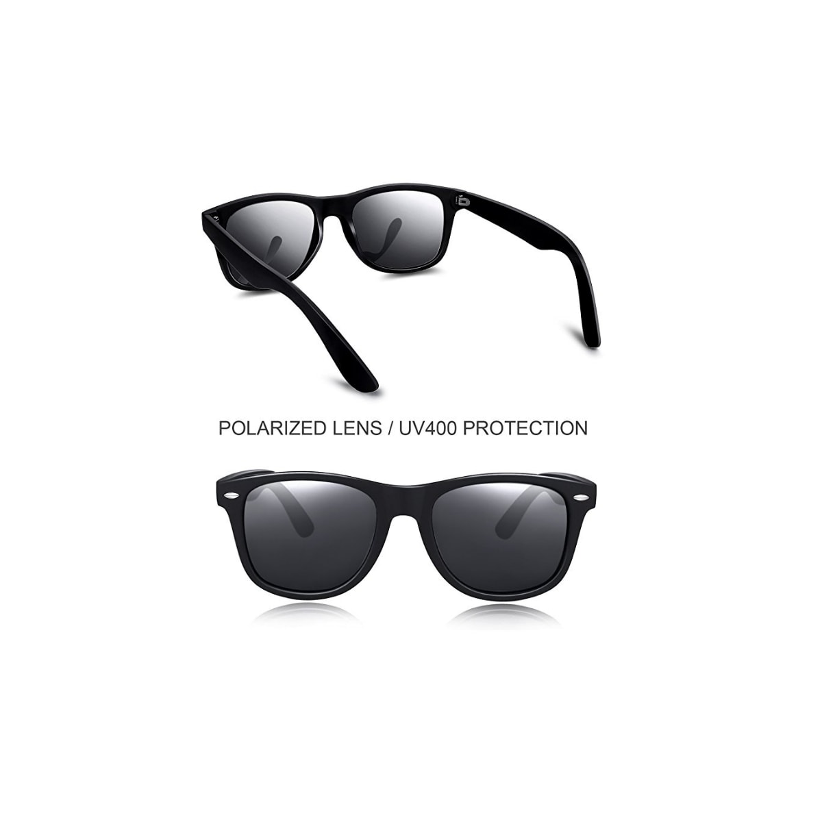 Solbriller med polariserte glass UV400 Sort / blå