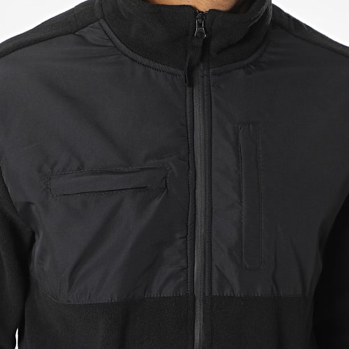 Veste Polaire Zippée Noir