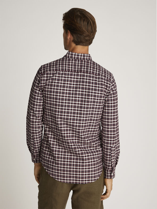 Tommy Hilfiger OXFORD LUMBER PLAID SF SHIRT Deep rouge / allover