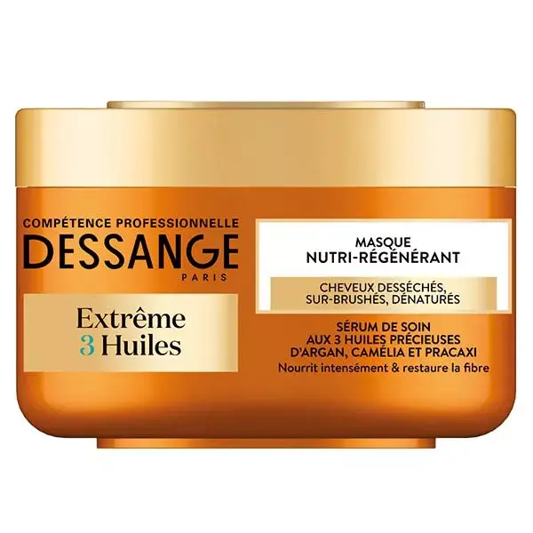 Dessange Extreme 3 Óleos Nutri-Regeneradora Máscara Derretedora 250ml