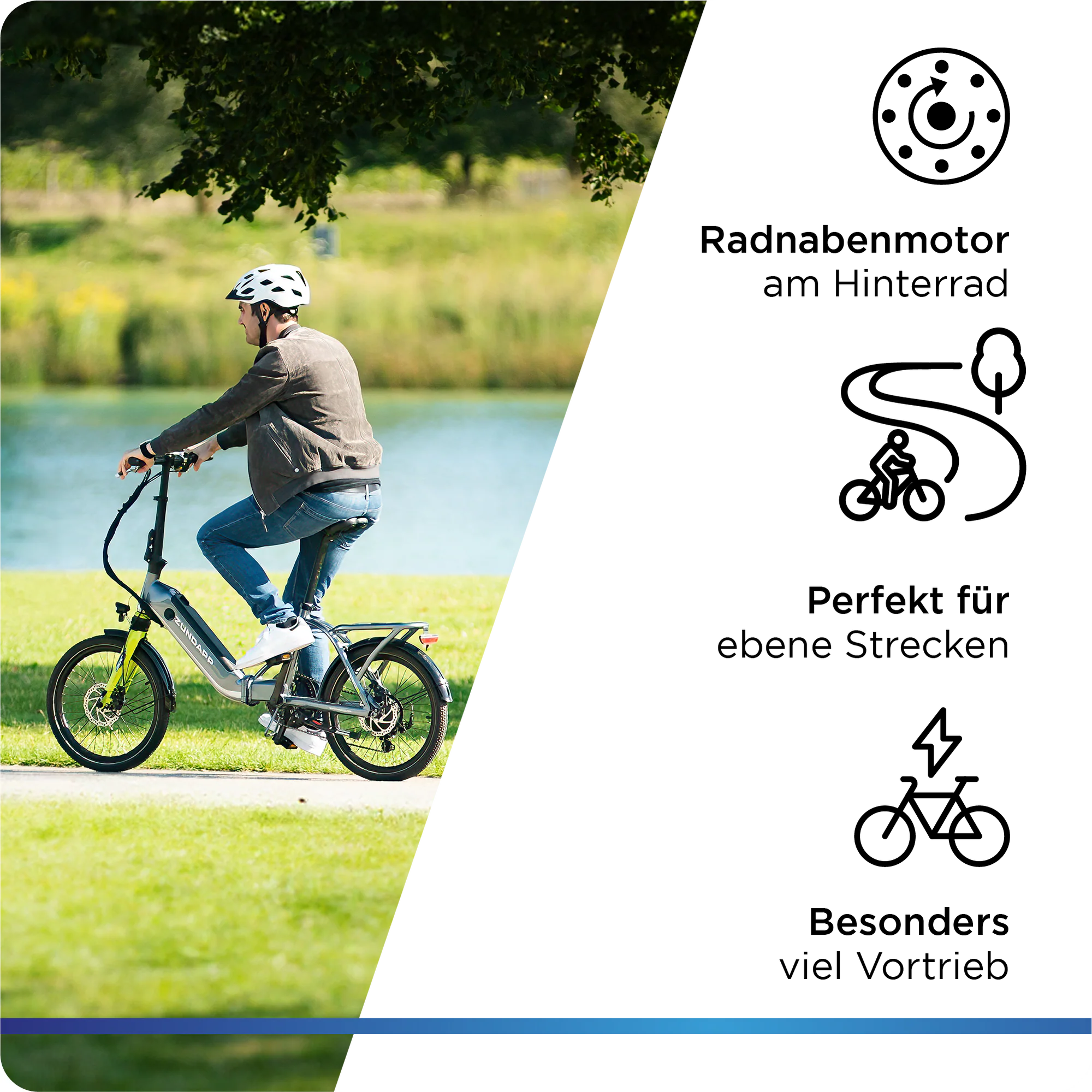 Zündapp ZT20R Ebike 20 Zoll Klapprad für Erwachsene 145 - 185 cm mit 6 Gängen