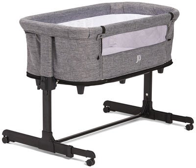 JLY ALLIE Bedside Crib- & Lekegrind, Mørkegrå