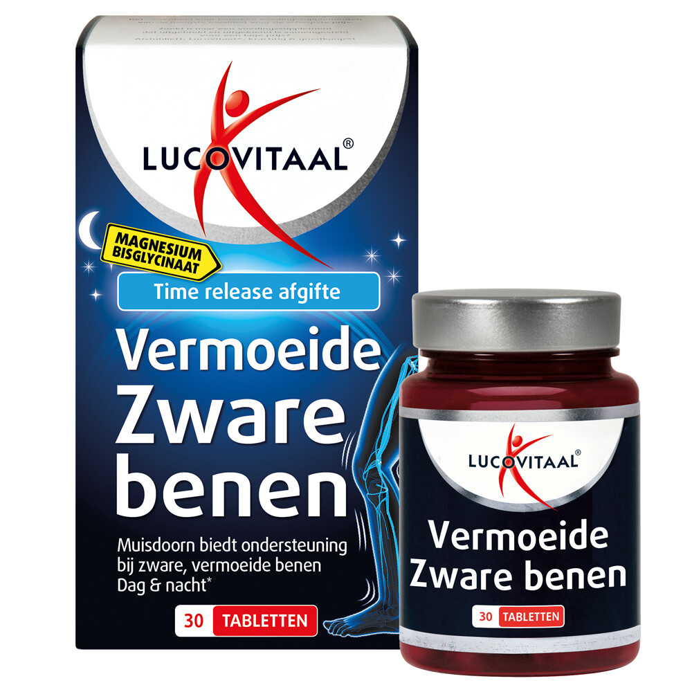 2x Lucovitaal Magnesium Vermoeide Zware Benen30 tabletten