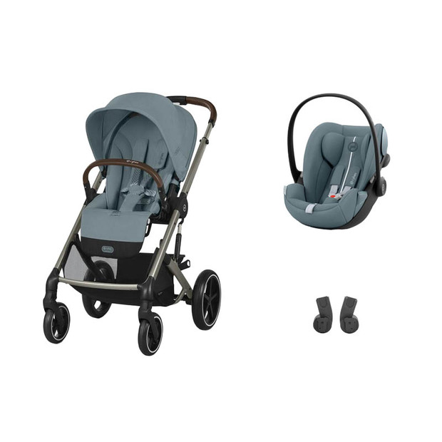 POUSSETTE DUO Balios S Lux TPE Stormy Blue + Cloud G I-Size Plus Stormy Blue - CYBEX